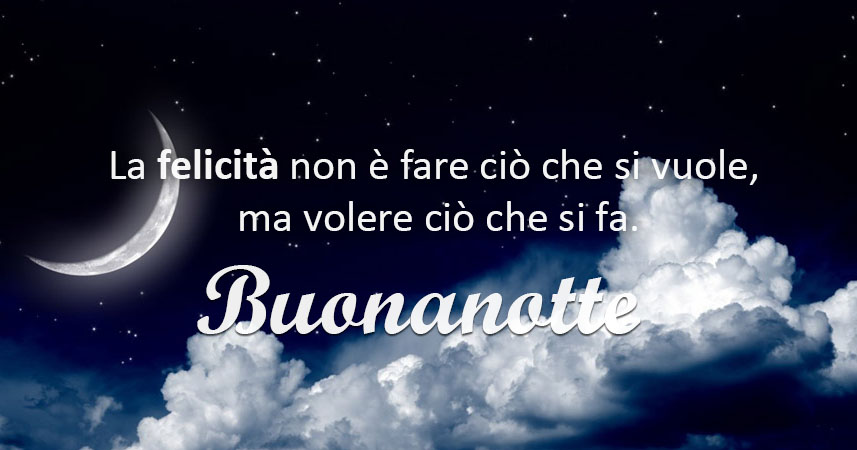 Frasi a aforismi per augurare la buonanotte